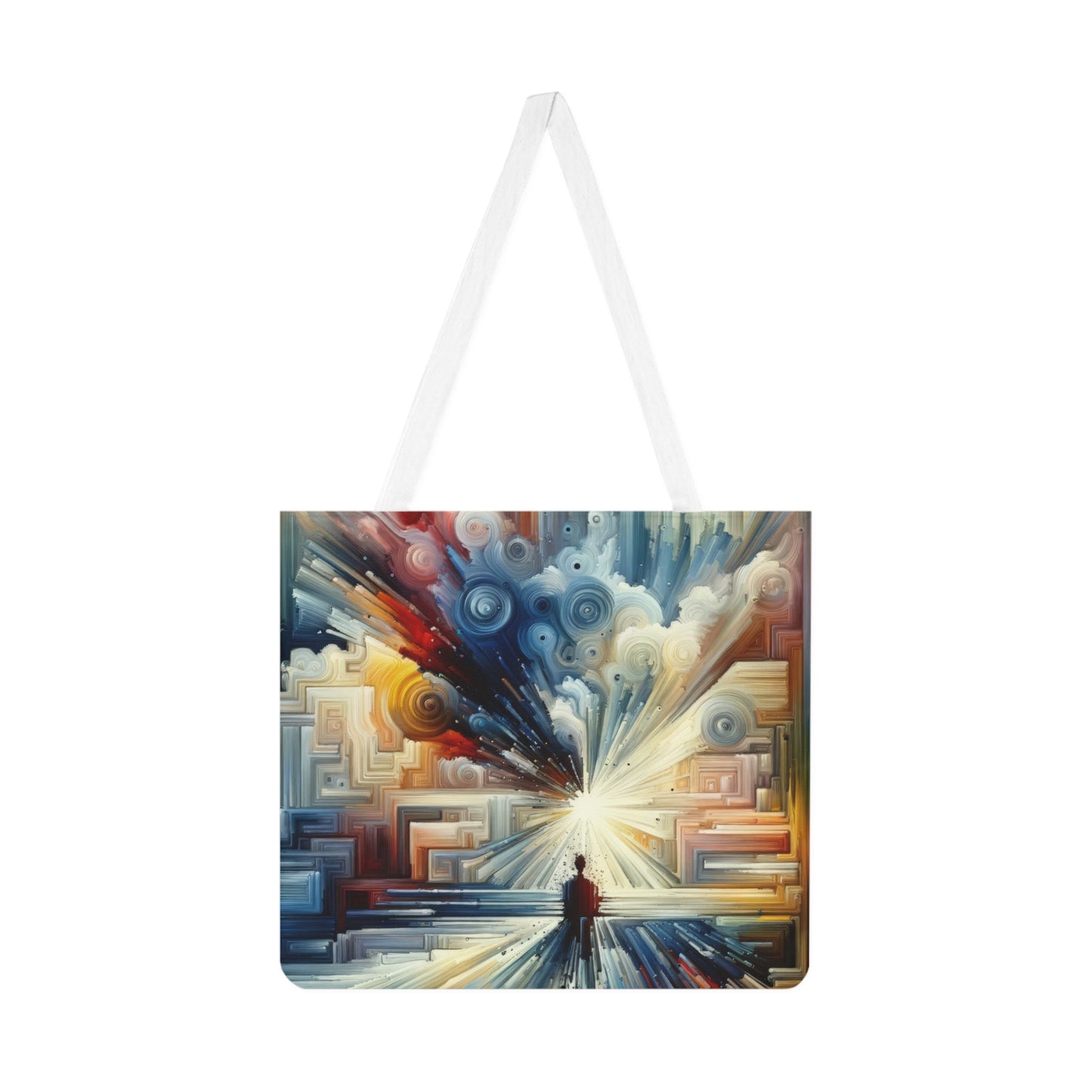 Memory Labyrinth Focus Shoulder Tote Bag (AOP) - ATUH.ART