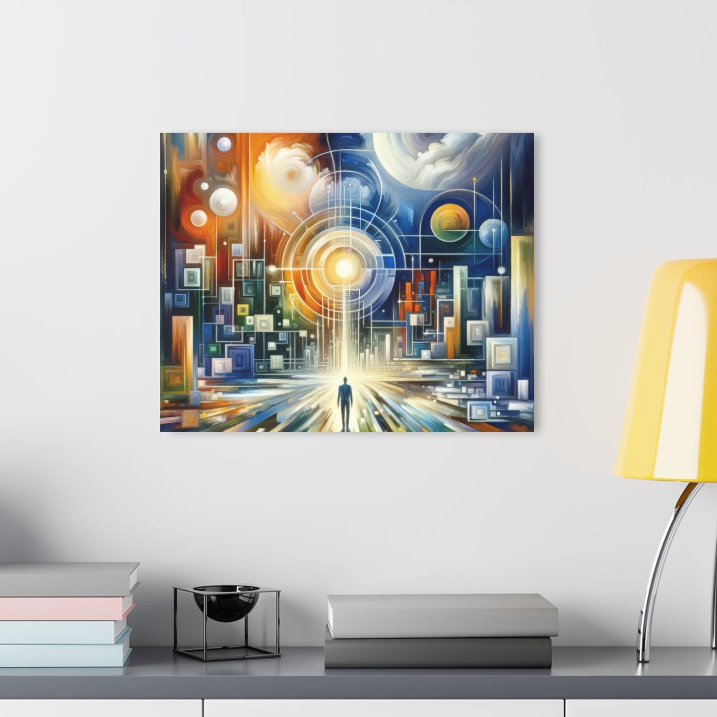 Mindful Megabyte Convergence Acrylic Prints (French Cleat Hanging) - ATUH.ART
