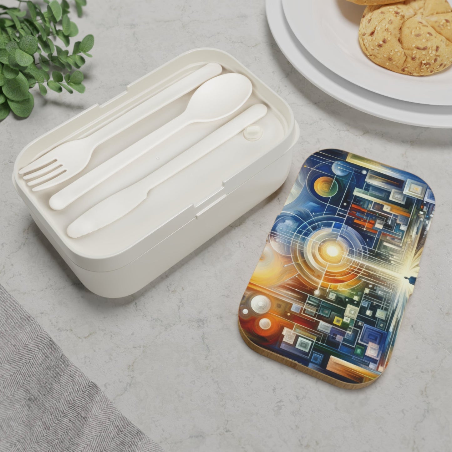 Mindful Megabyte Convergence Bento Lunch Box - ATUH.ART