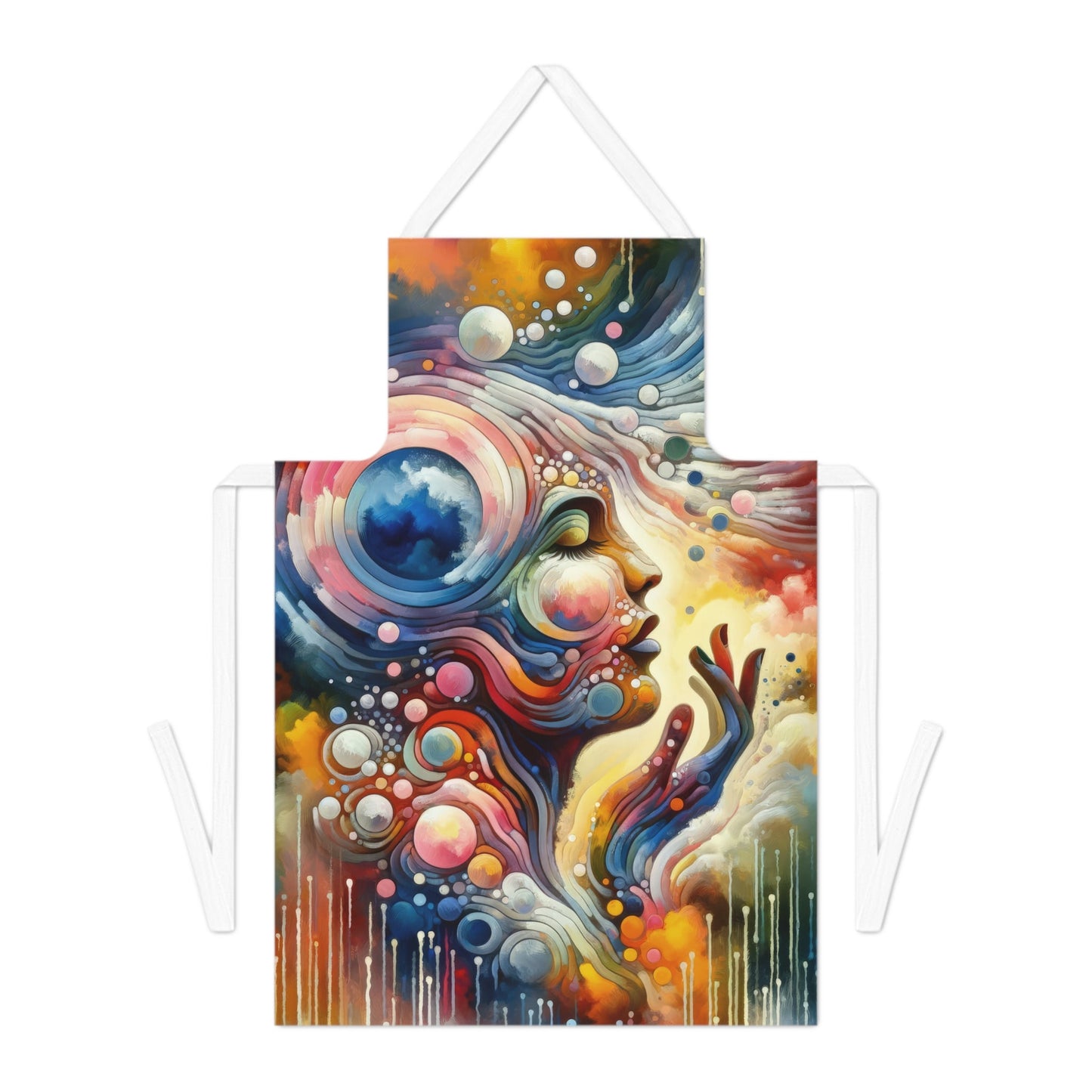 Mindful Melody Harmony Adult Apron (AOP) - ATUH.ART