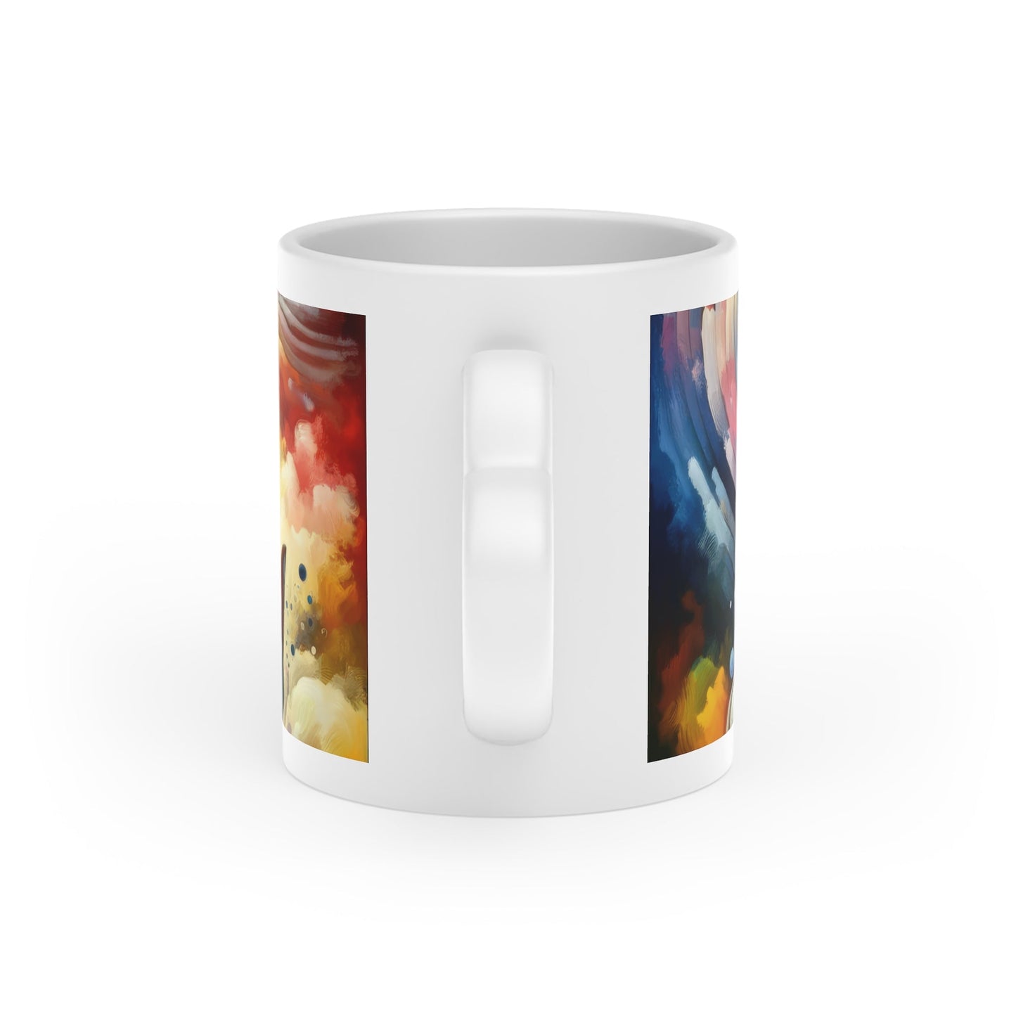 Mindful Melody Harmony Heart-Shaped Mug - ATUH.ART
