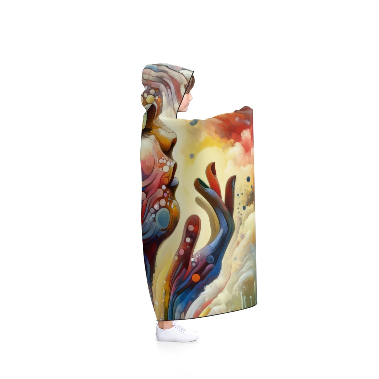 Mindful Melody Harmony Hooded Blanket - ATUH.ART