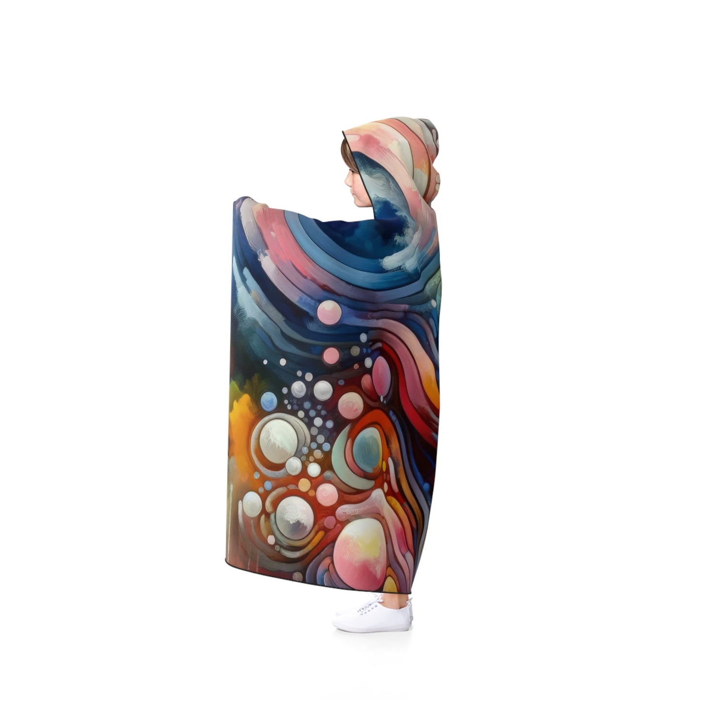 Mindful Melody Harmony Hooded Blanket - ATUH.ART