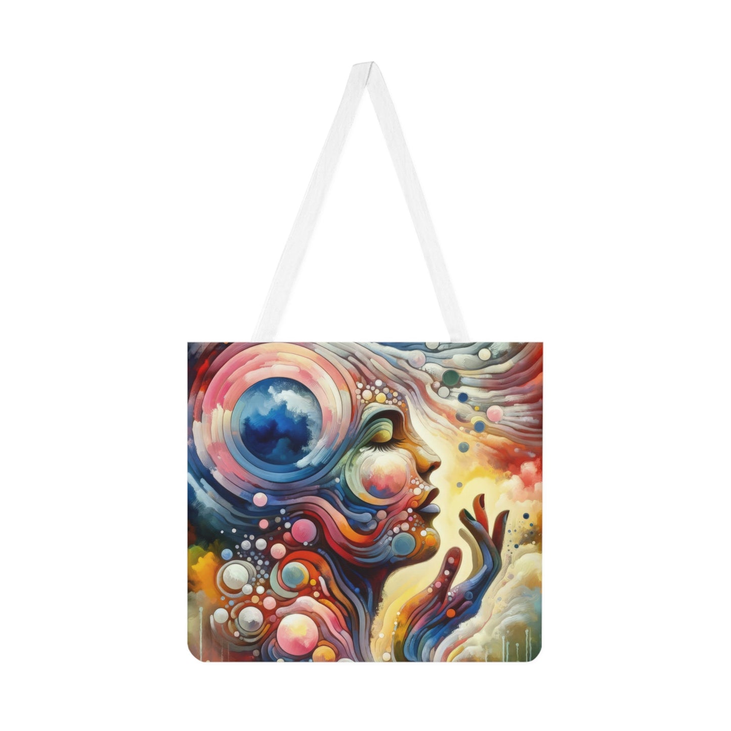 Mindful Melody Harmony Shoulder Tote Bag (AOP) - ATUH.ART