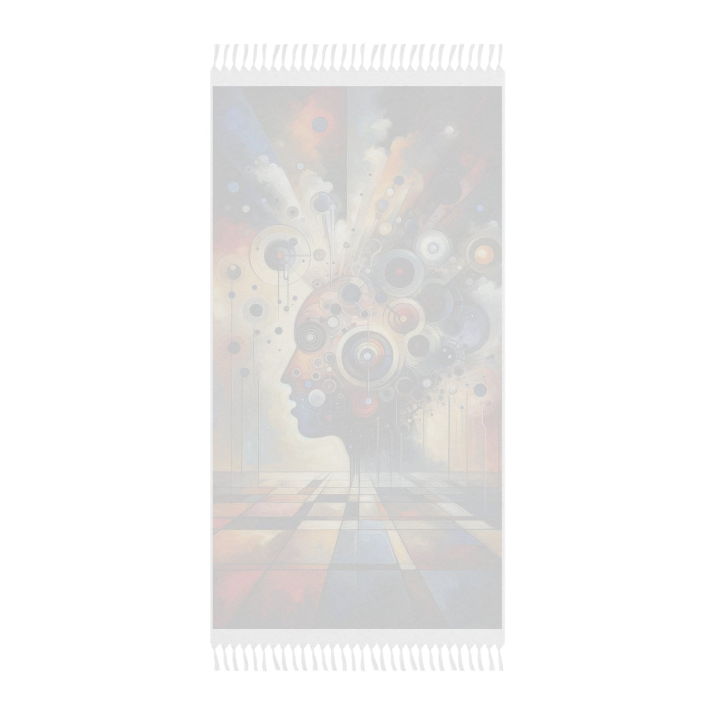 Mindful Tachism Engagement Boho Beach Cloth - ATUH.ART
