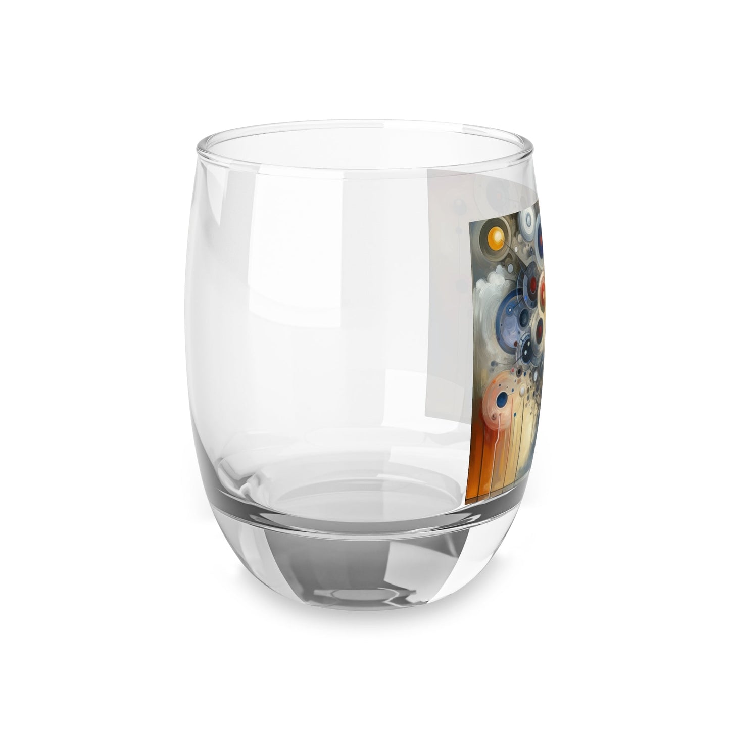 Mindful Tachism Engagement Whiskey Glass - ATUH.ART