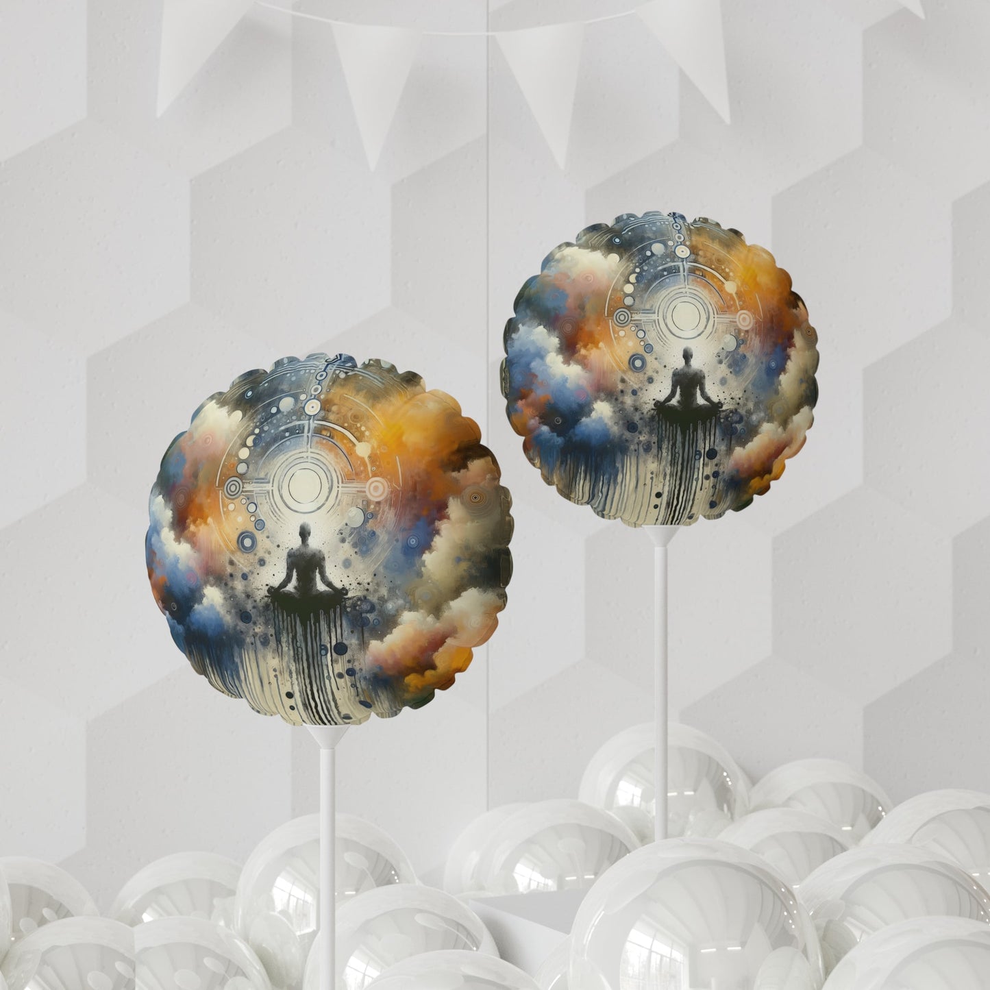 Mindful Transformation Profundity Balloon (Round and Heart-shaped), 11" - ATUH.ART