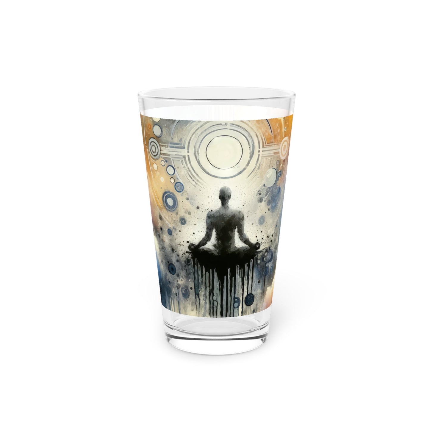 Mindful Transformation Profundity Pint Glass, 16oz - ATUH.ART
