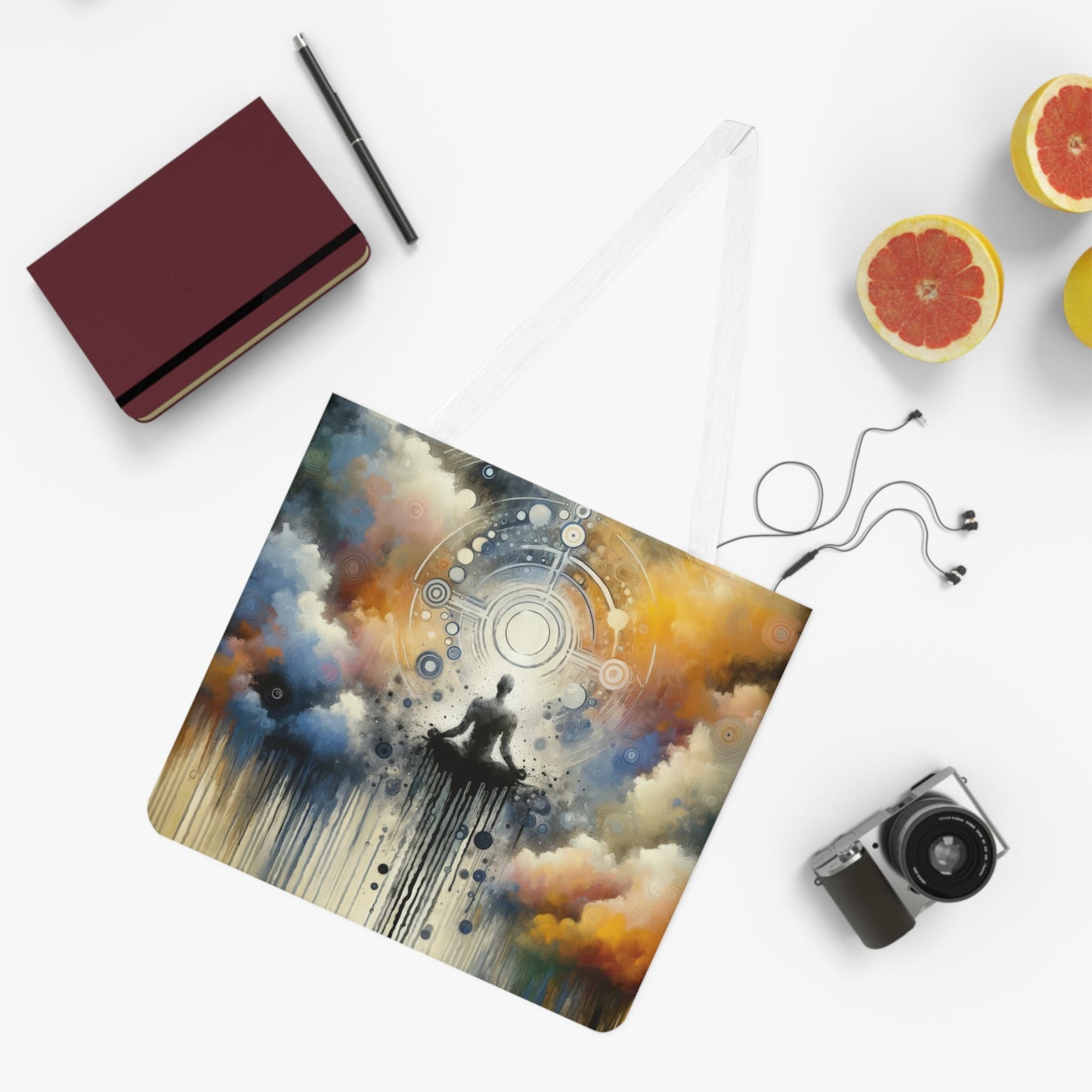 Mindful Transformation Profundity Shoulder Tote Bag (AOP) - ATUH.ART