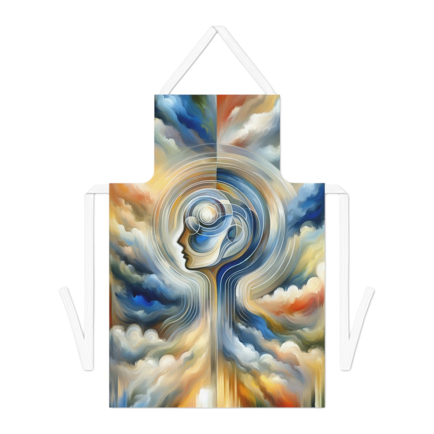 Mindful Unified Awakening Adult Apron (AOP) - ATUH.ART
