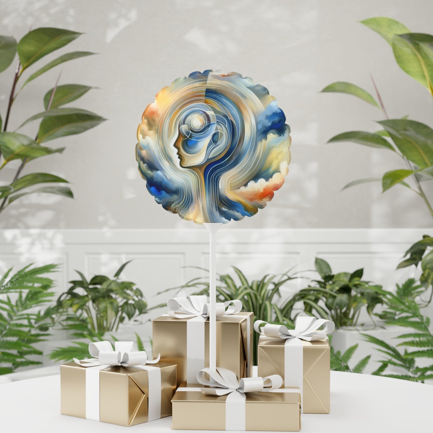 Mindful Unified Awakening Balloon (Round and Heart-shaped), 11" - ATUH.ART