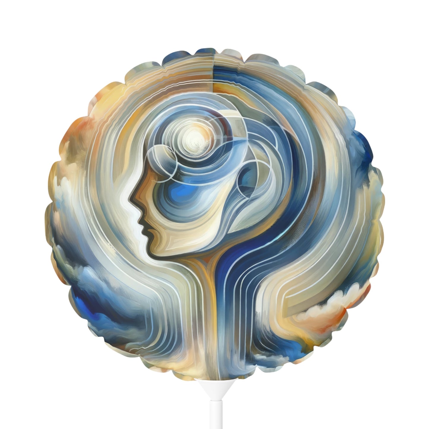 Mindful Unified Awakening Balloon (Round and Heart-shaped), 11" - ATUH.ART