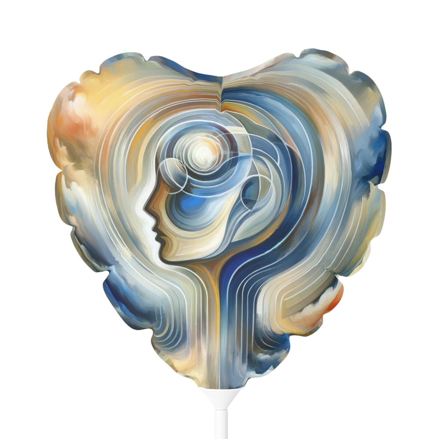 Mindful Unified Awakening Balloon (Round and Heart-shaped), 11" - ATUH.ART