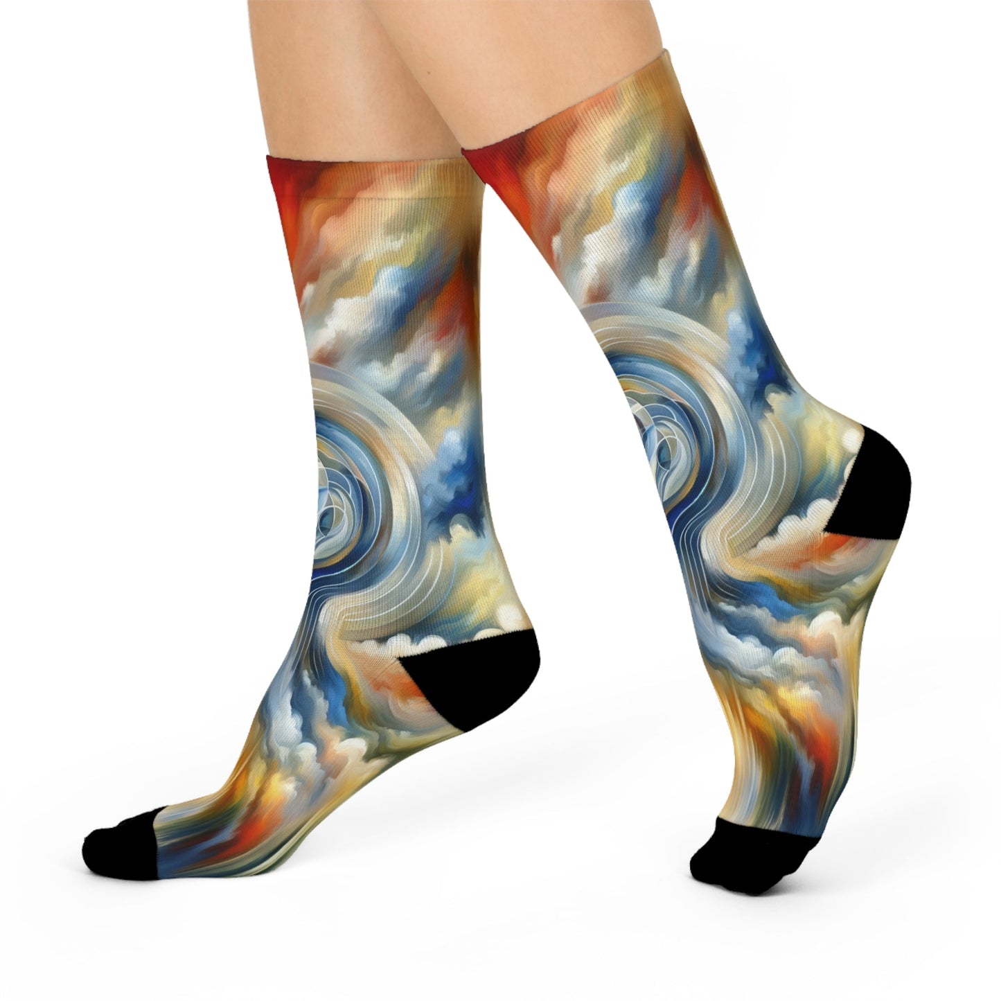 Mindful Unified Awakening Cushioned Crew Socks - ATUH.ART