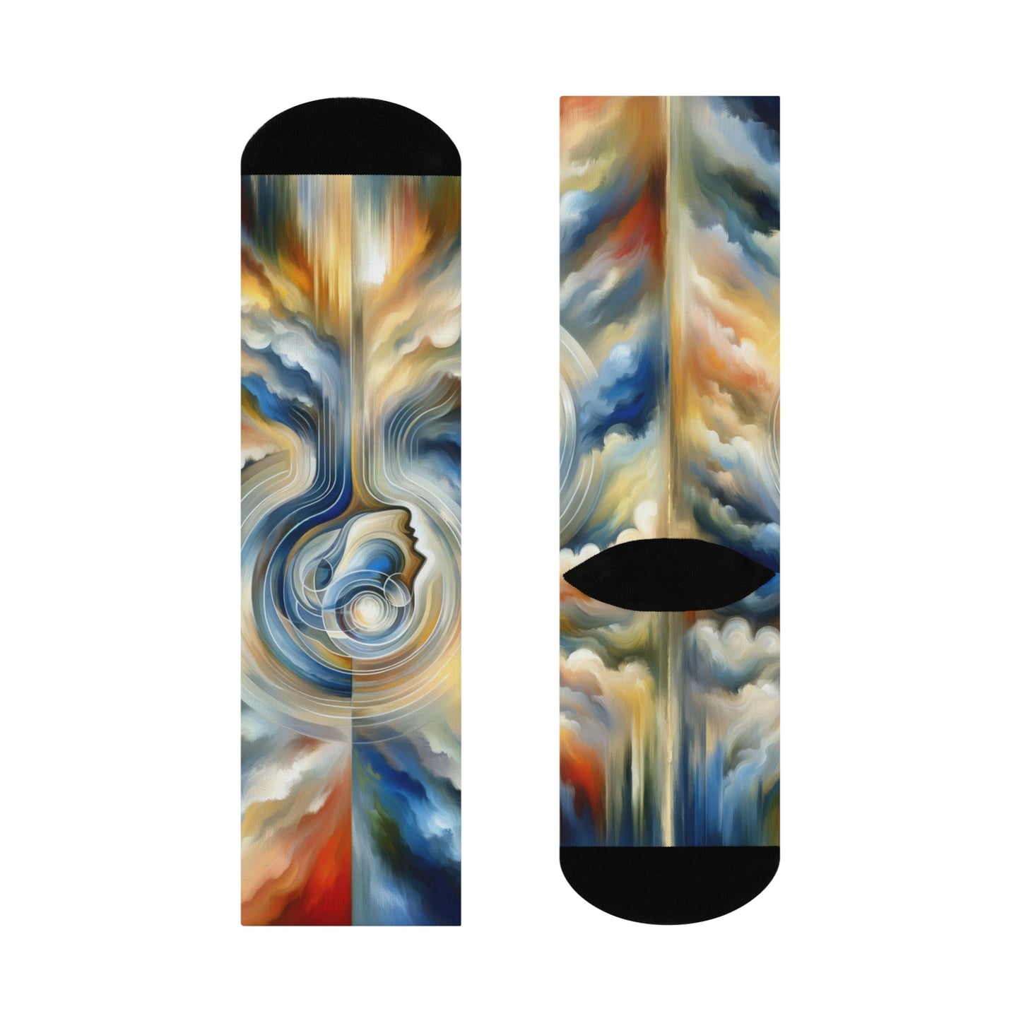 Mindful Unified Awakening Cushioned Crew Socks - ATUH.ART