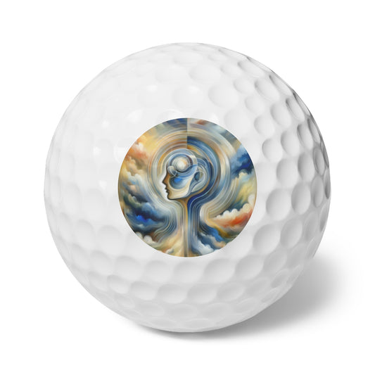 Mindful Unified Awakening Golf Balls, 6pcs - ATUH.ART