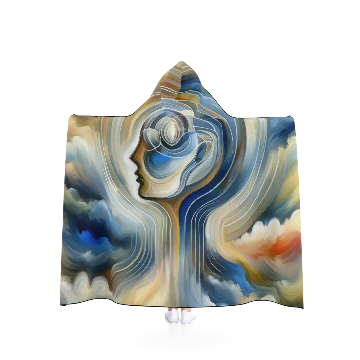Mindful Unified Awakening Hooded Blanket - ATUH.ART