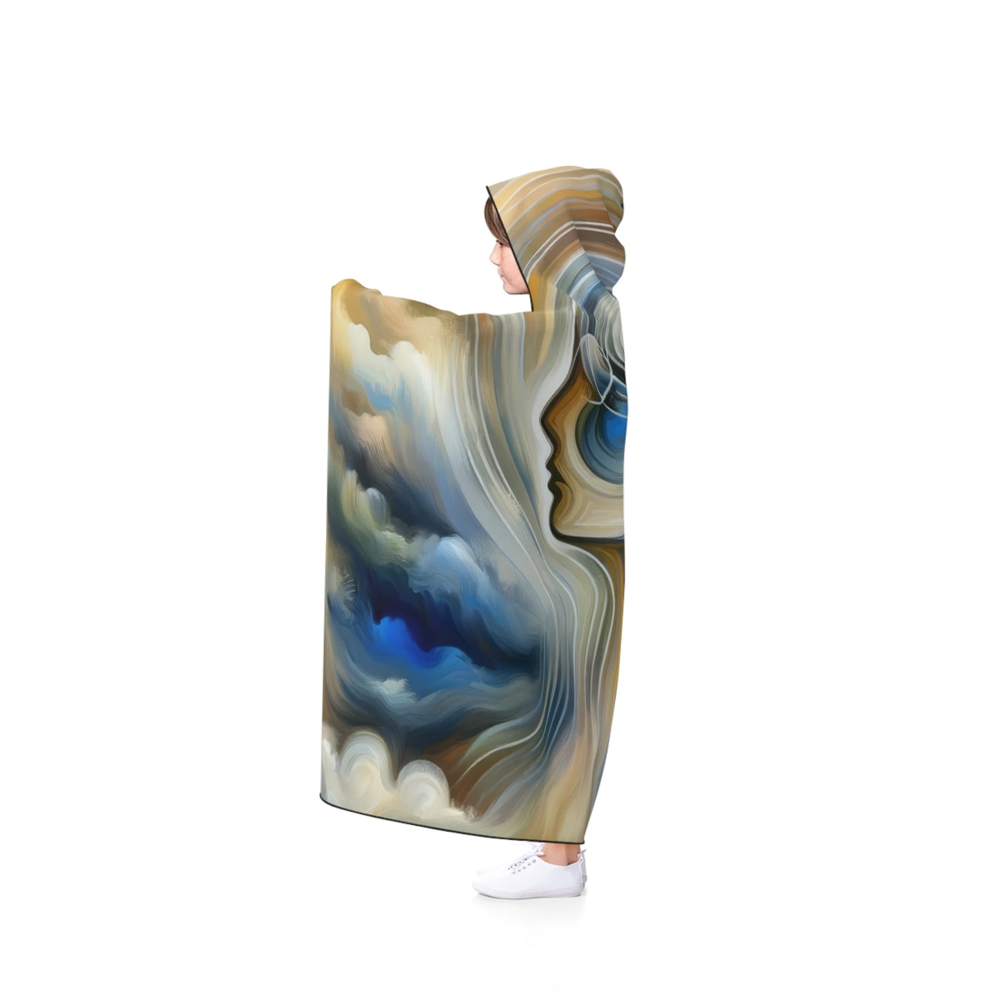 Mindful Unified Awakening Hooded Blanket - ATUH.ART