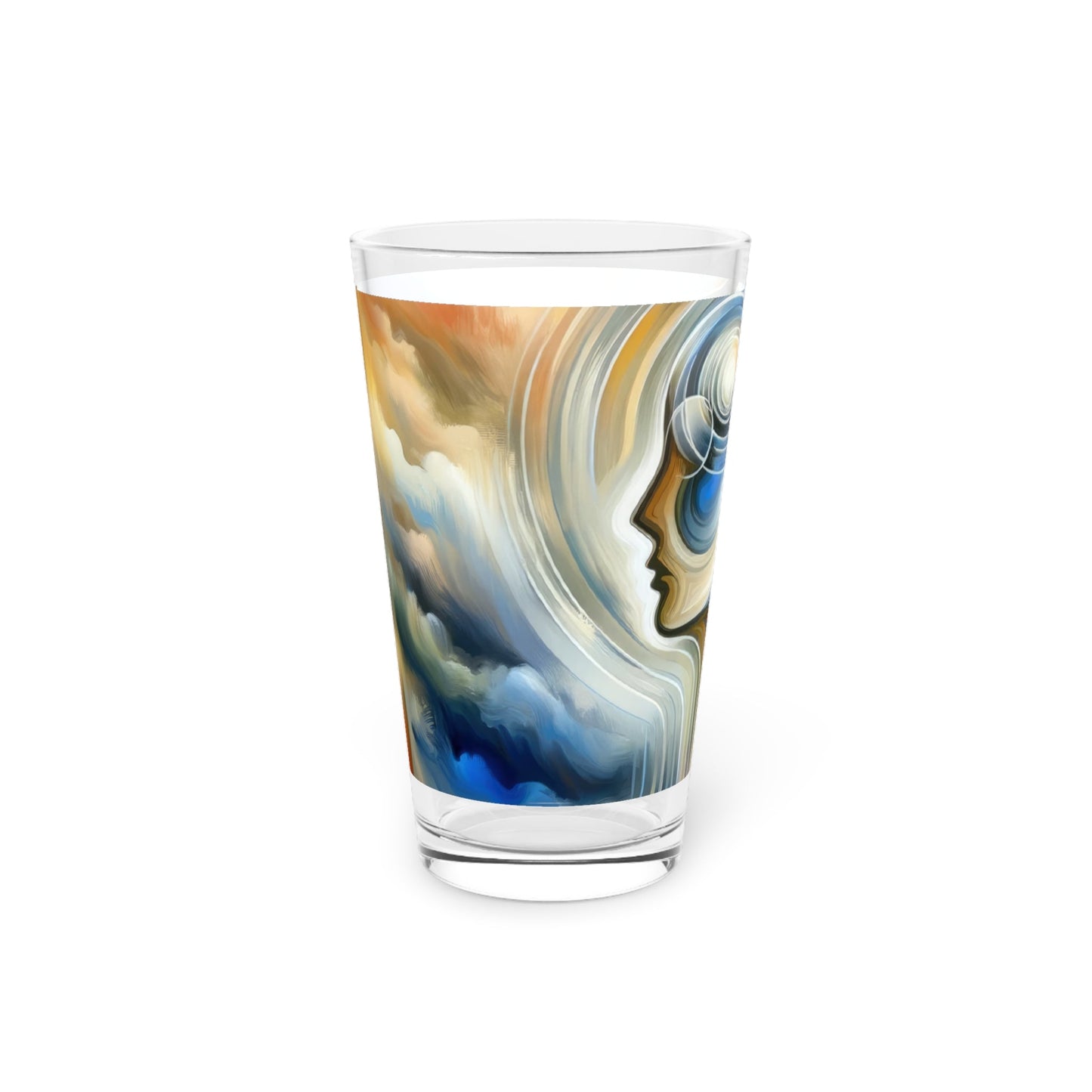 Mindful Unified Awakening Pint Glass, 16oz - ATUH.ART