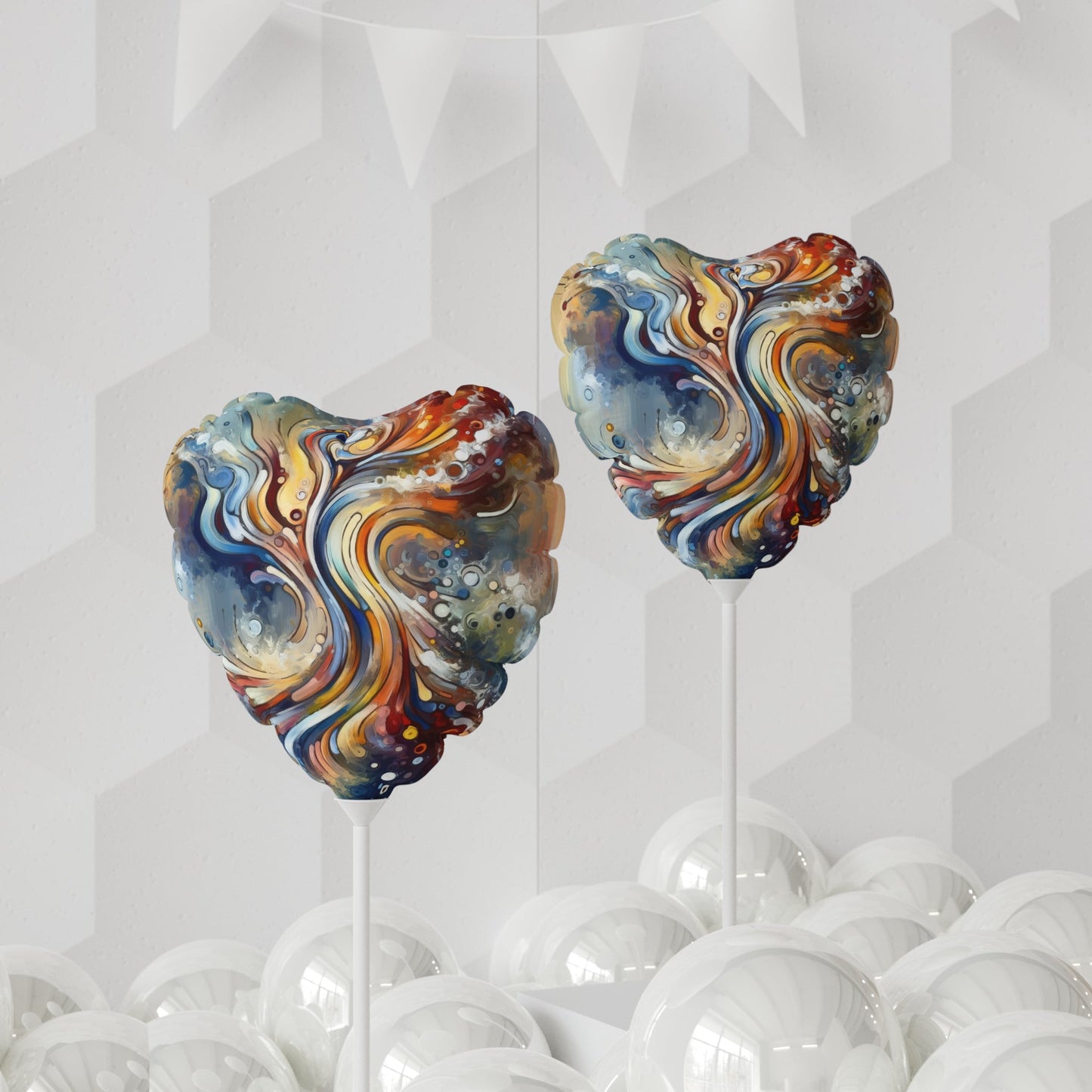 Mindfulness Motion Divine Balloon (Round and Heart-shaped), 11" - ATUH.ART