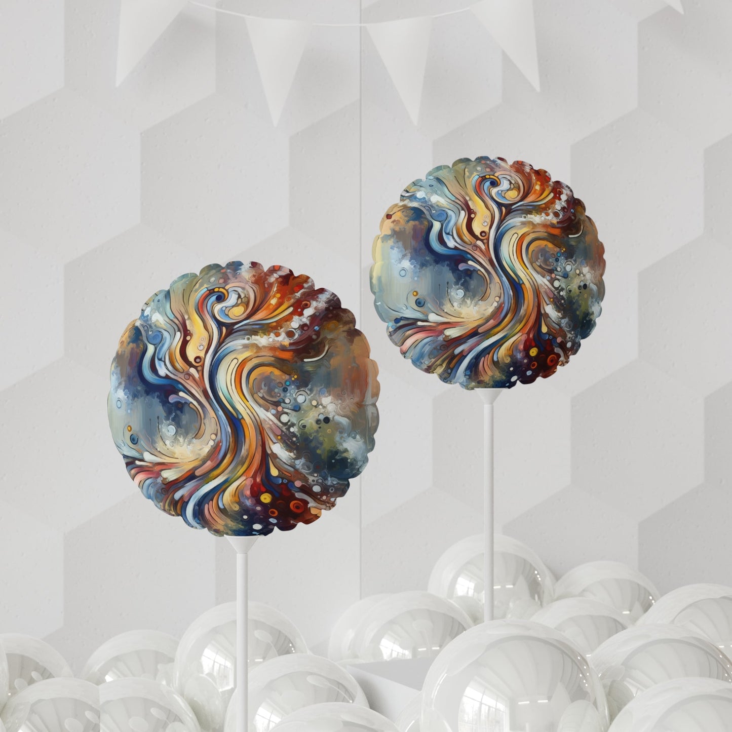 Mindfulness Motion Divine Balloon (Round and Heart-shaped), 11" - ATUH.ART