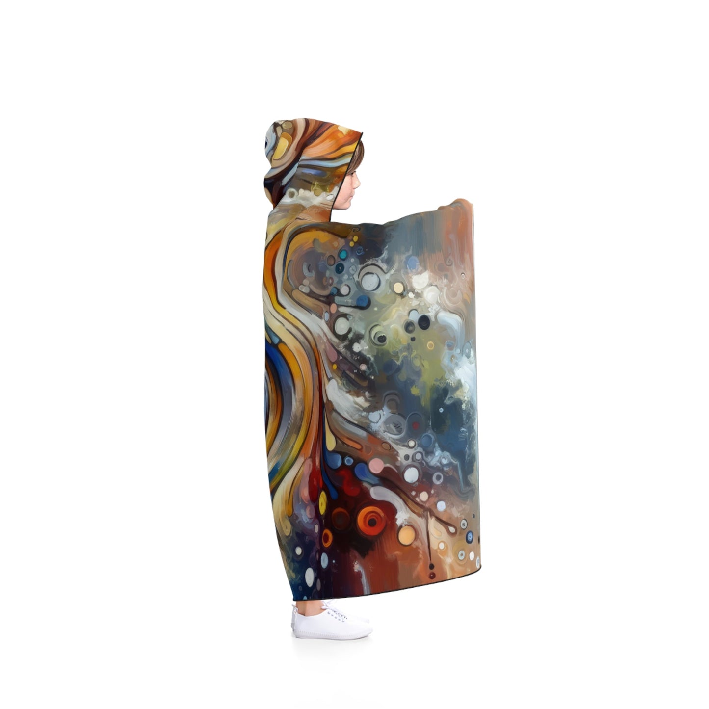 Mindfulness Motion Divine Hooded Blanket - ATUH.ART