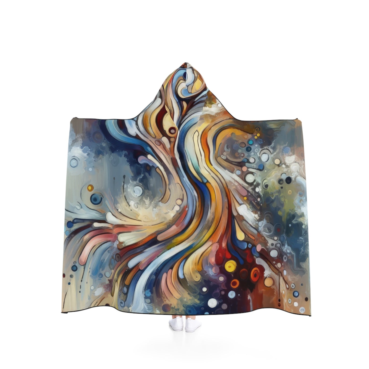 Mindfulness Motion Divine Hooded Blanket - ATUH.ART