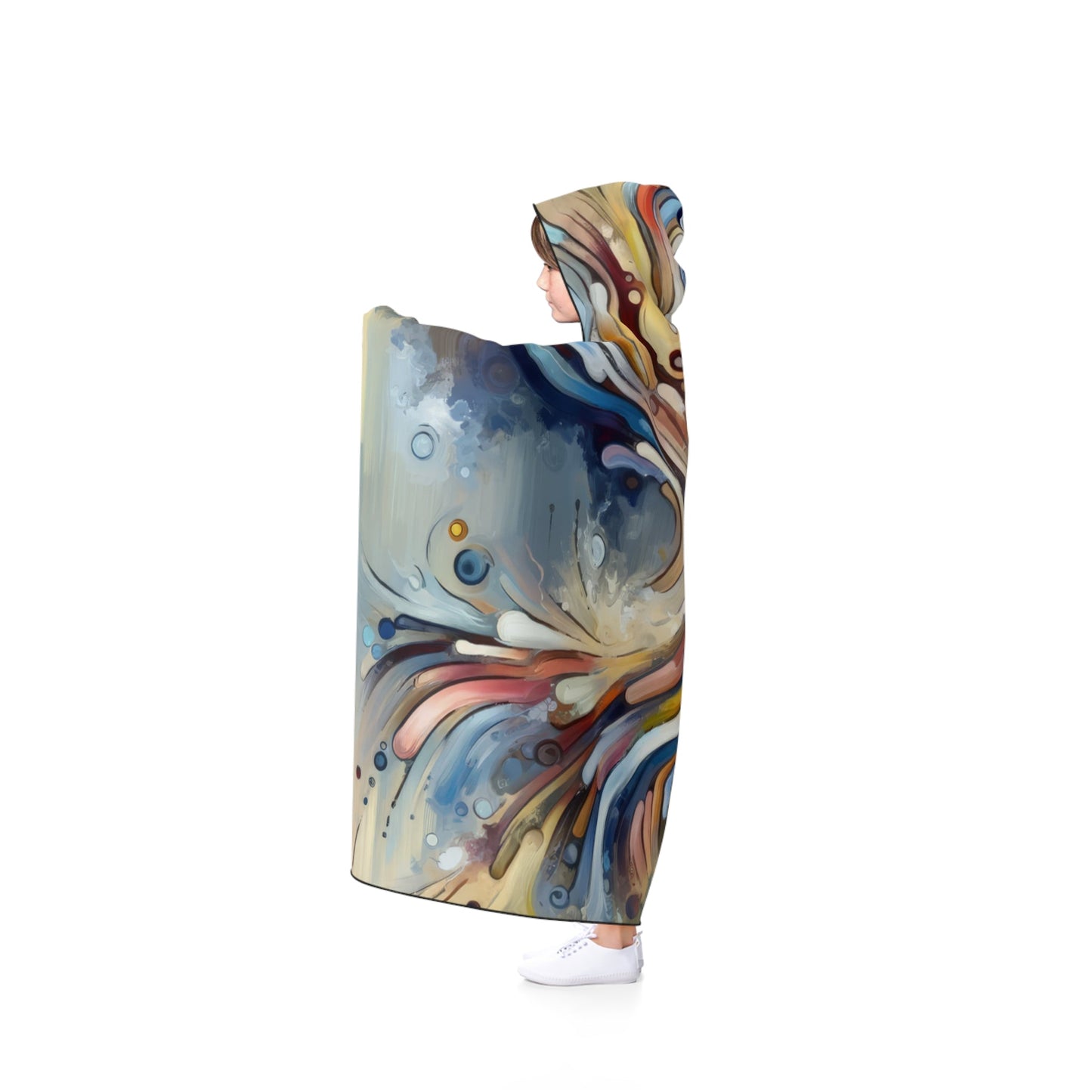 Mindfulness Motion Divine Hooded Blanket - ATUH.ART