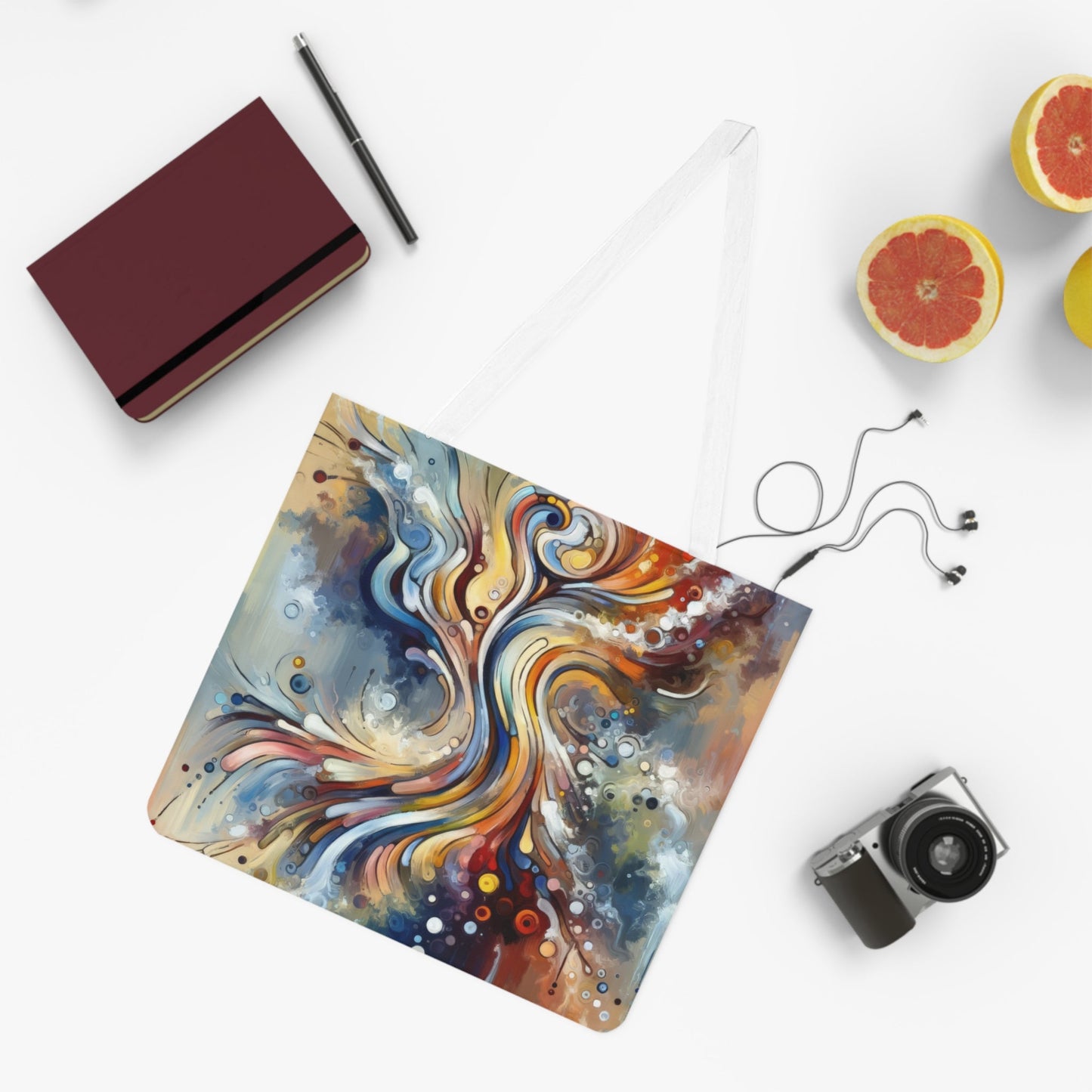 Mindfulness Motion Divine Shoulder Tote Bag (AOP) - ATUH.ART