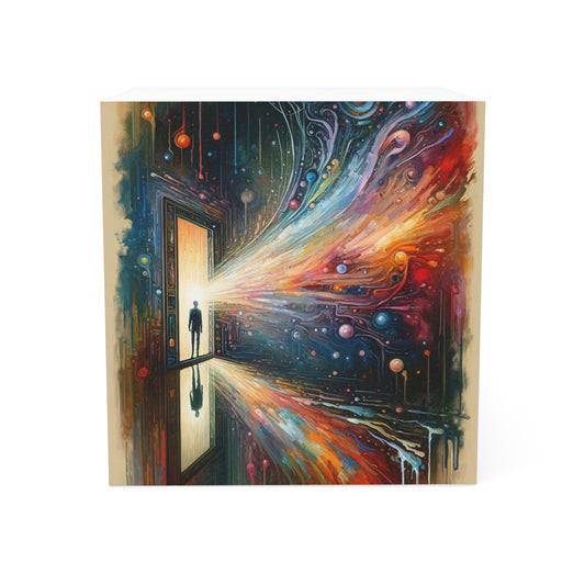 Mirror Wholeness Tachism Note Cube - ATUH.ART