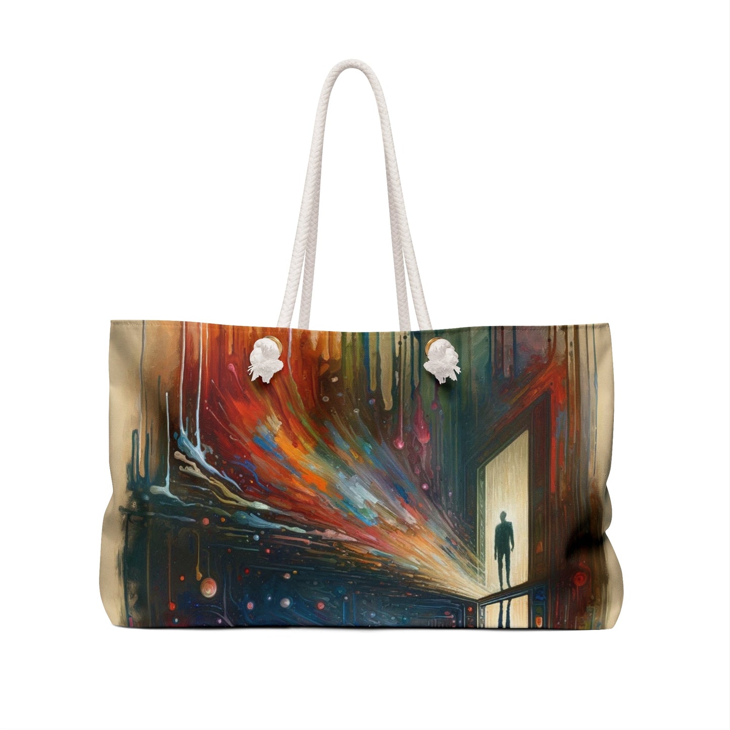 Mirror Wholeness Tachism Weekender Bag - ATUH.ART