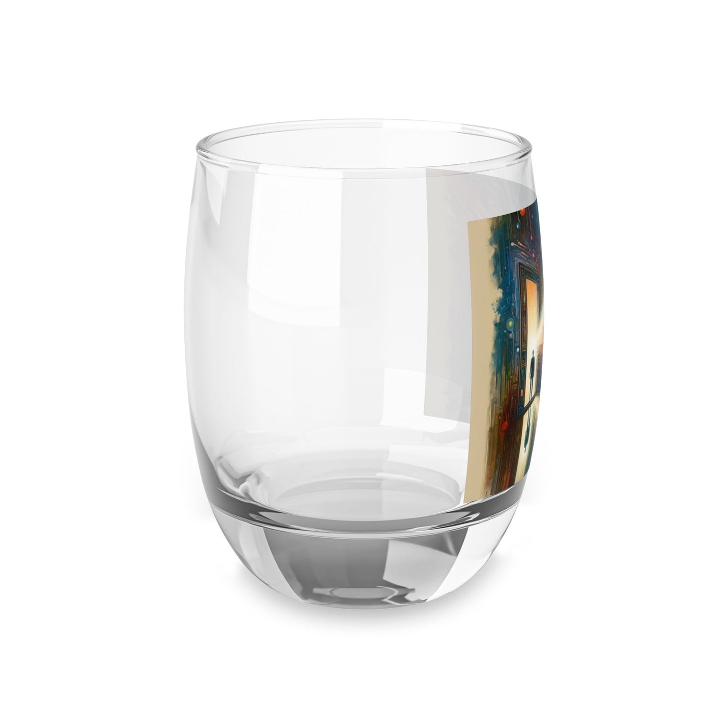 Mirror Wholeness Tachism Whiskey Glass - ATUH.ART