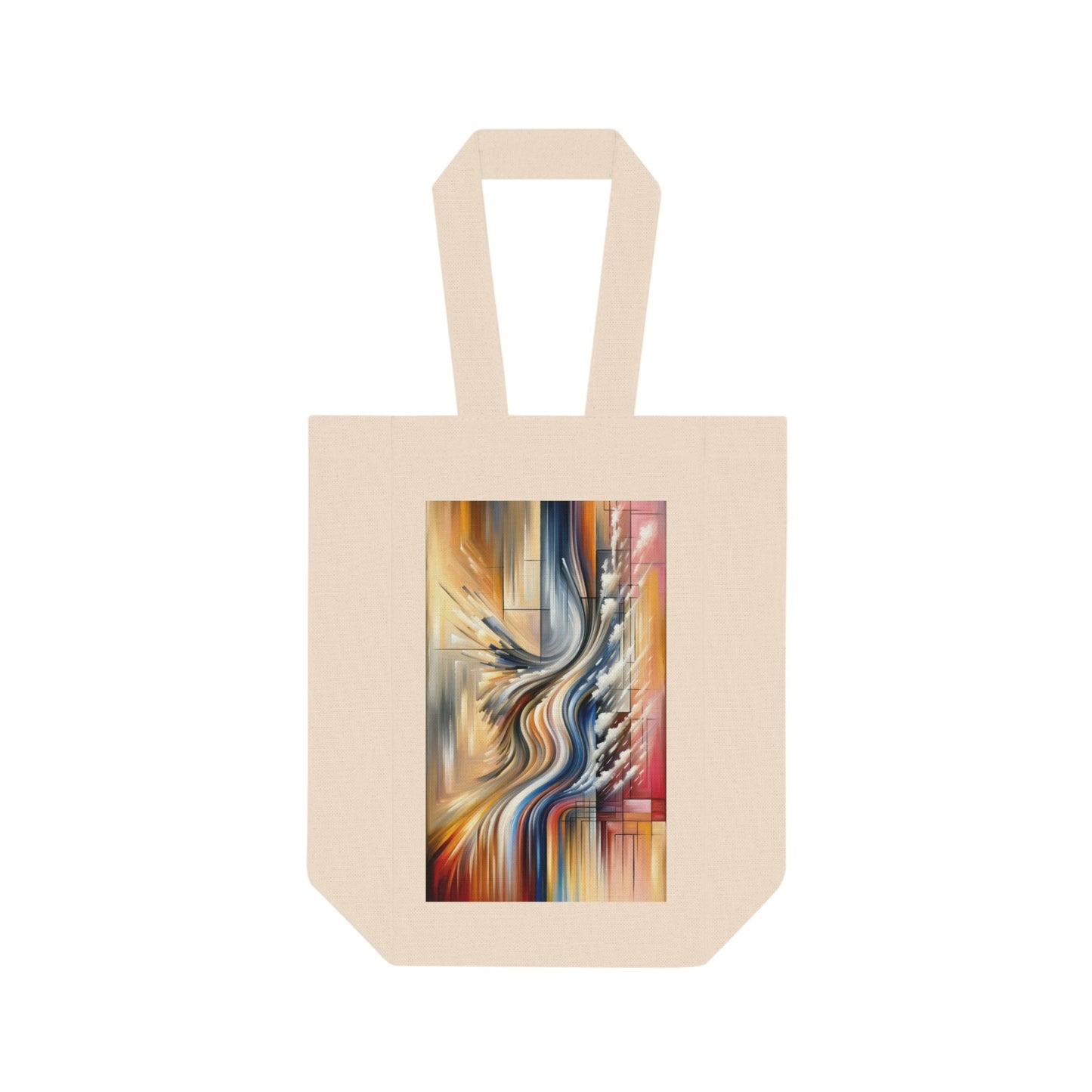 Model Dynamic Transition Double Wine Tote Bag - ATUH.ART