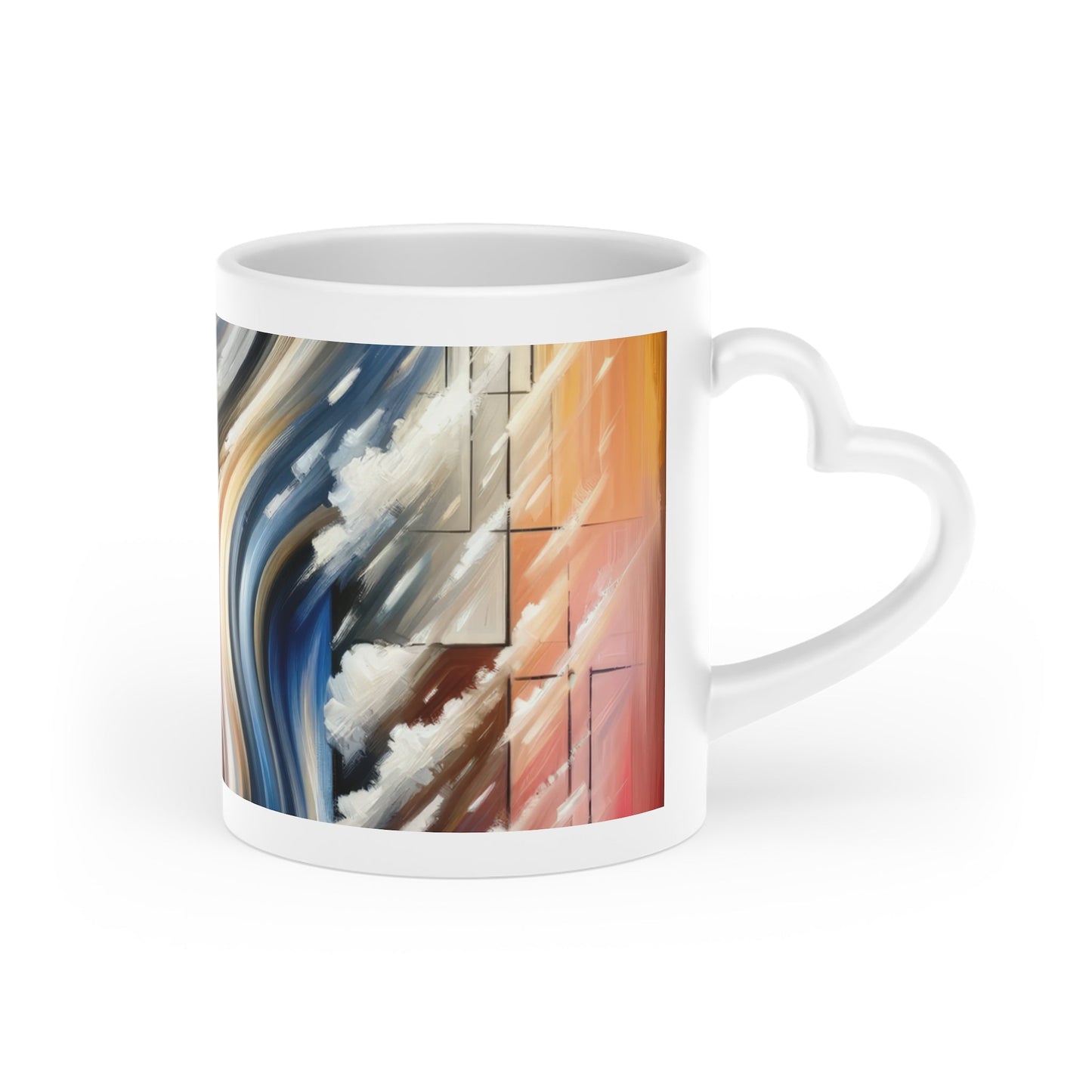 Model Dynamic Transition Heart-Shaped Mug - ATUH.ART