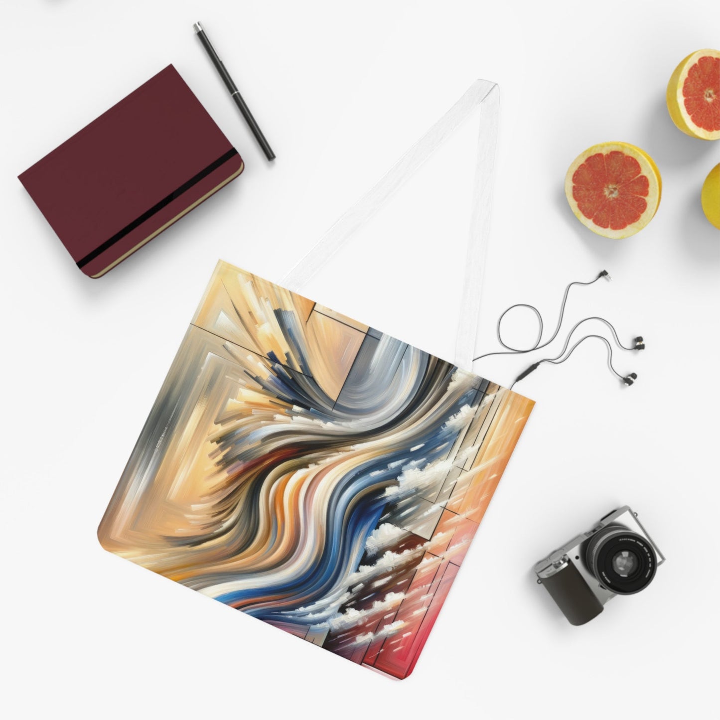 Model Dynamic Transition Shoulder Tote Bag (AOP) - ATUH.ART