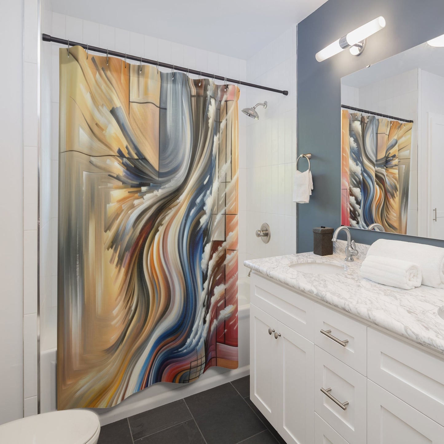 Model Dynamic Transition Shower Curtains - ATUH.ART