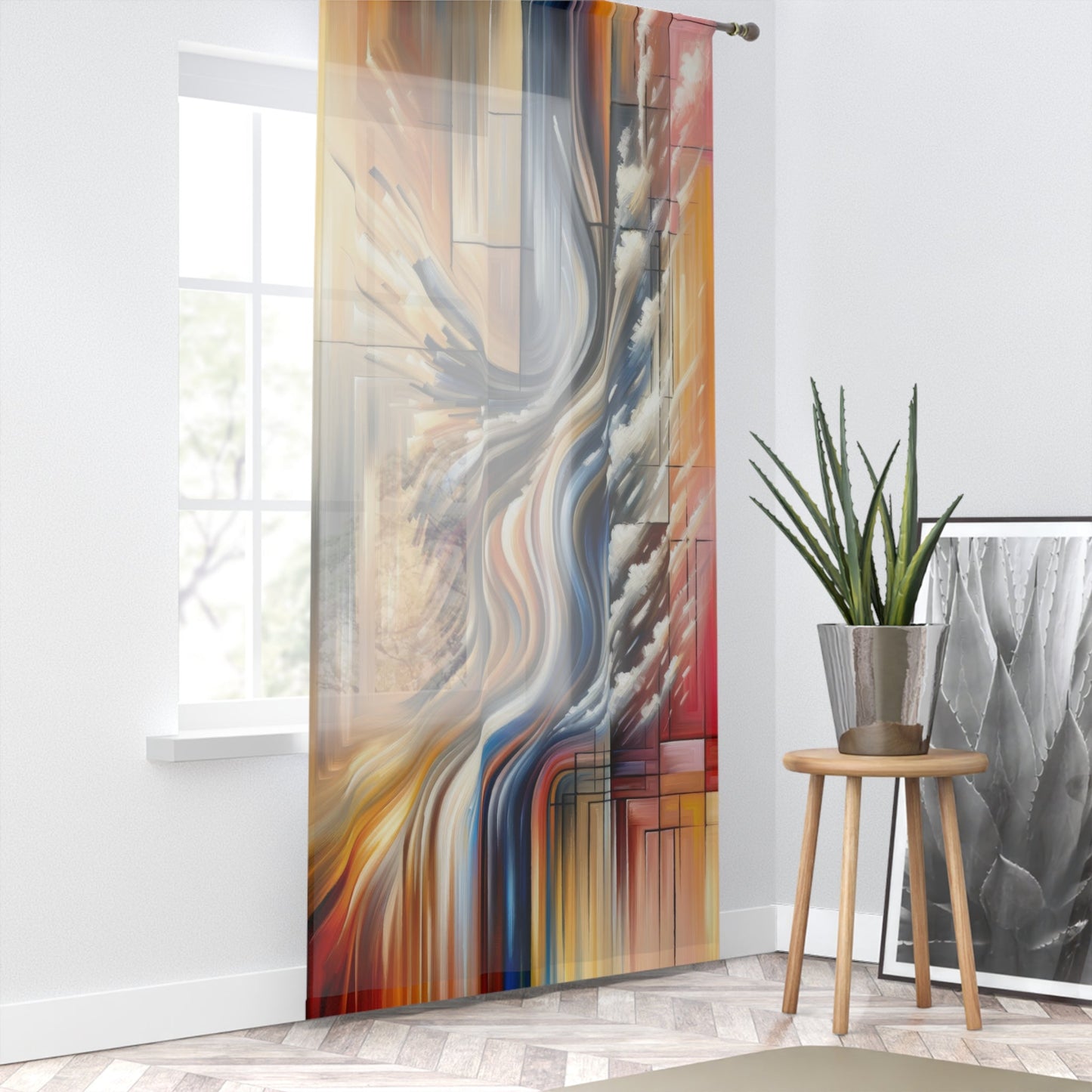 Model Dynamic Transition Window Curtain - ATUH.ART