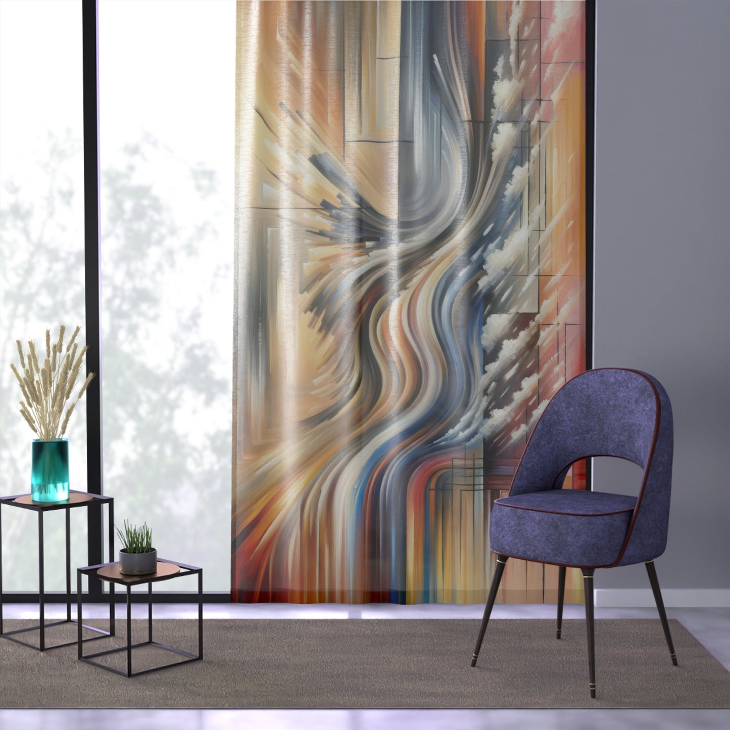 Model Dynamic Transition Window Curtain - ATUH.ART