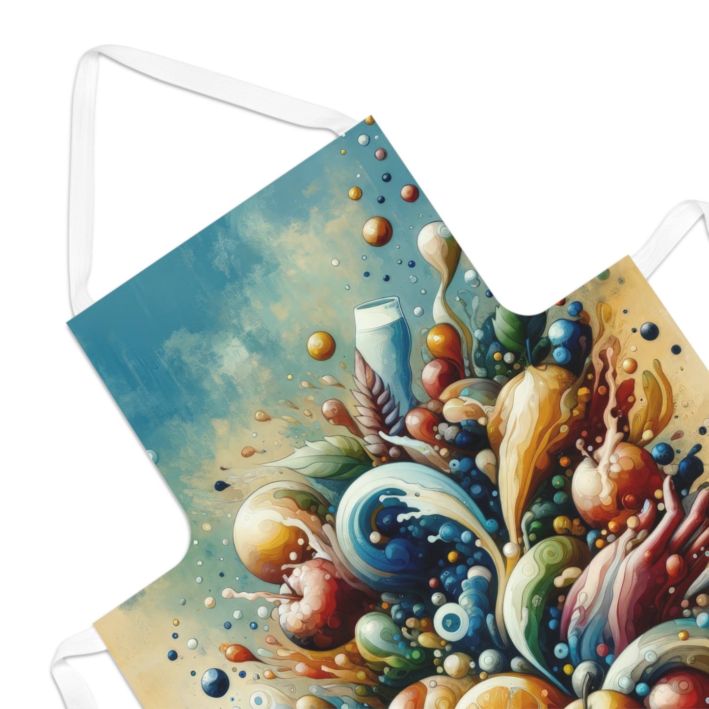 Nourishing Tachism Symphony Adult Apron (AOP) - ATUH.ART