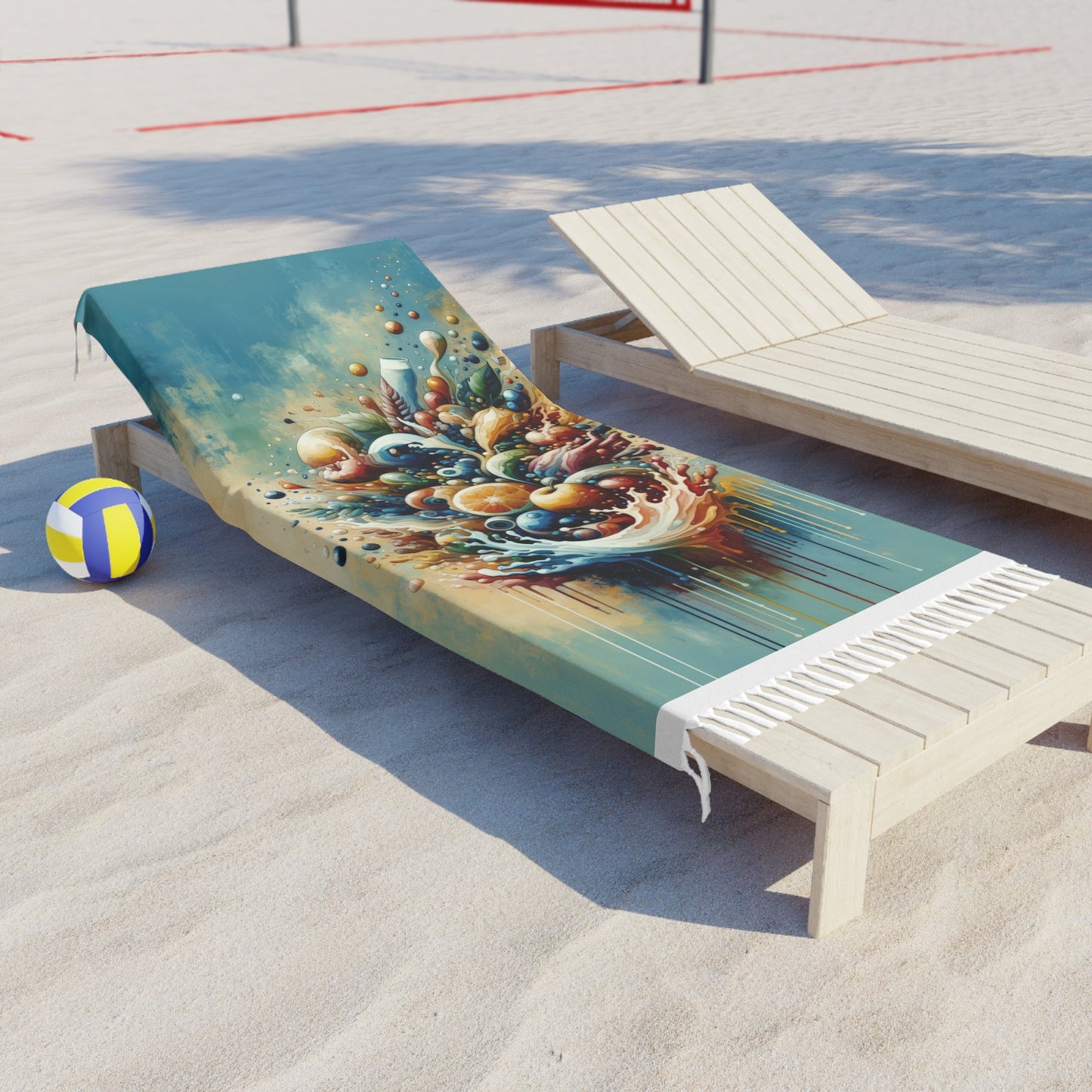 Nourishing Tachism Symphony Boho Beach Cloth - ATUH.ART