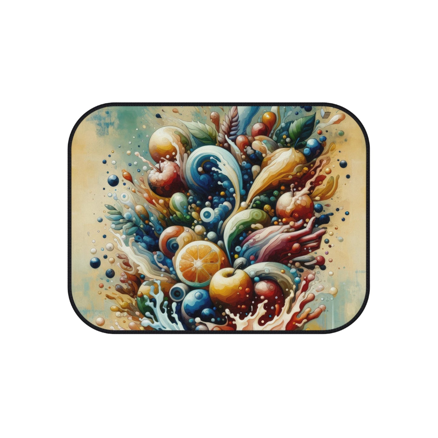 Nourishing Tachism Symphony Car Mats (Set of 4) - ATUH.ART