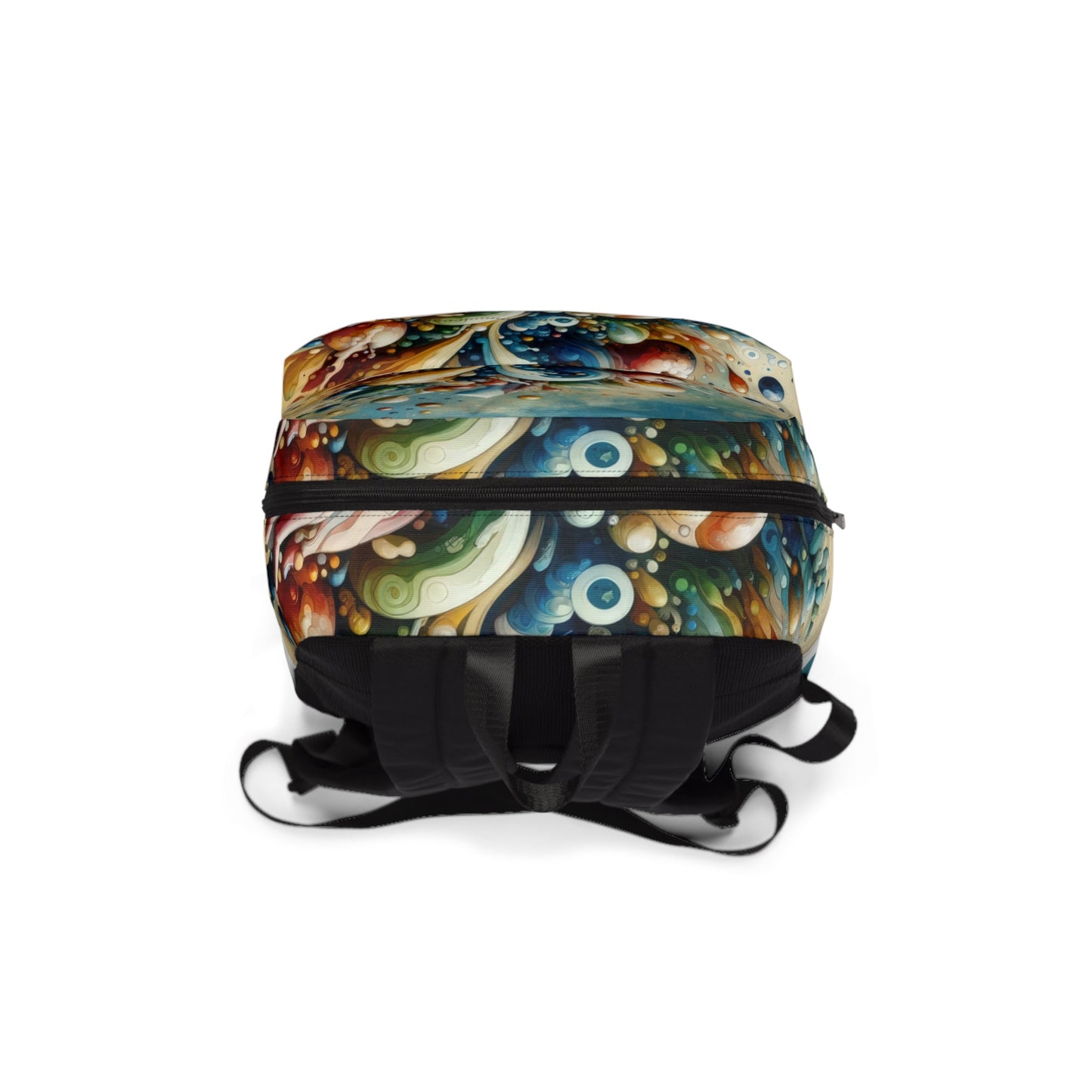 Nourishing Tachism Symphony Unisex Classic Backpack - ATUH.ART
