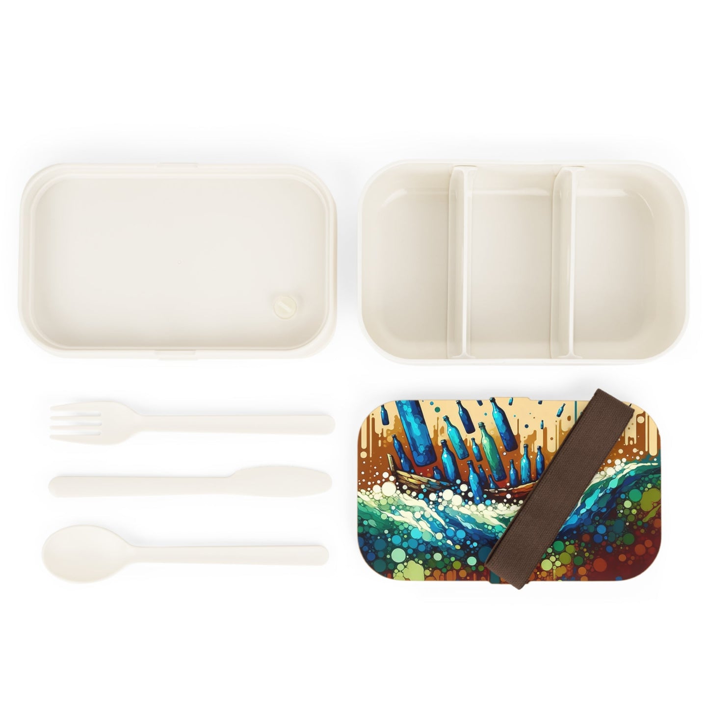Oceanic Bottle Rescue Bento Lunch Box - ATUH.ART
