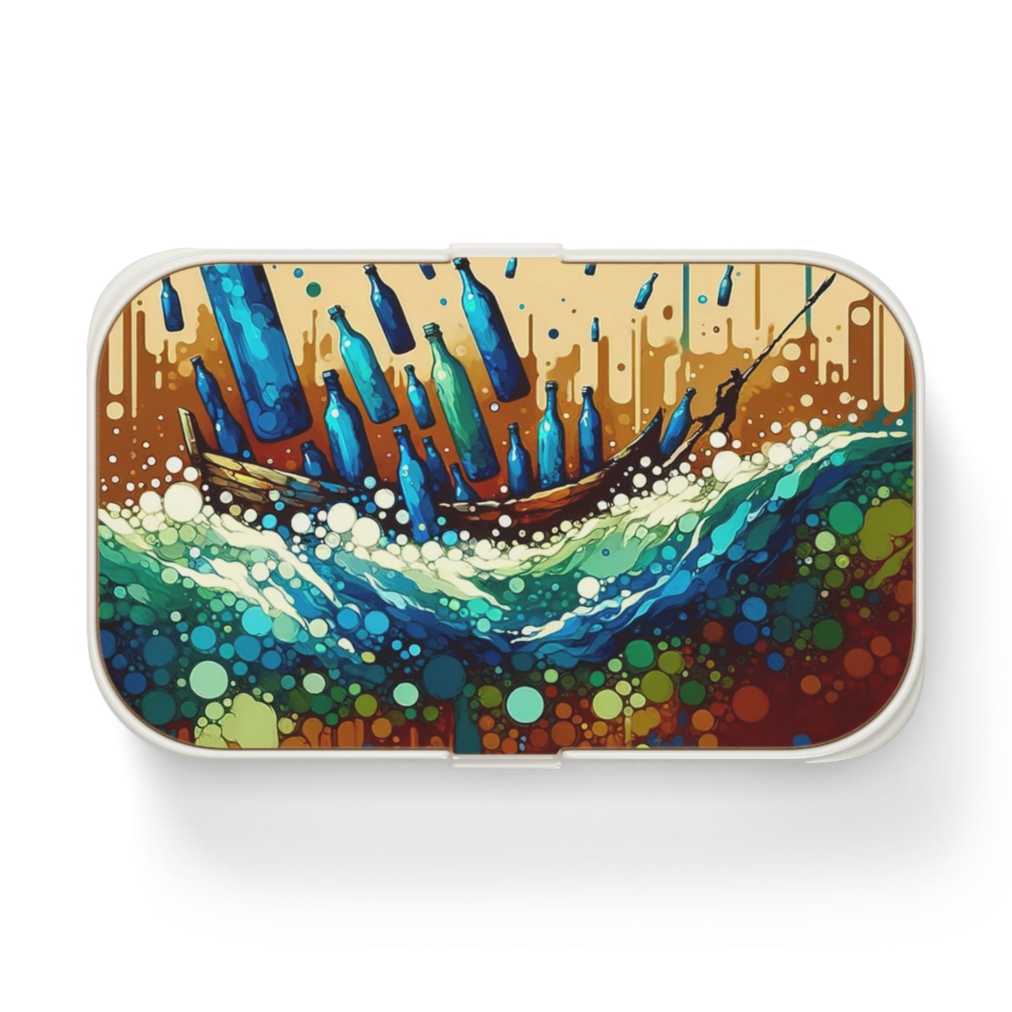 Oceanic Bottle Rescue Bento Lunch Box - ATUH.ART