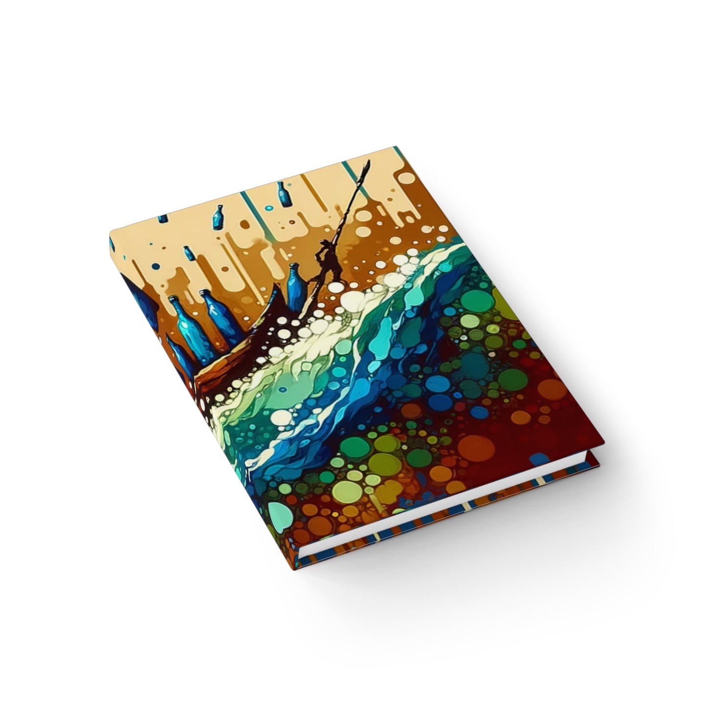 Oceanic Bottle Rescue Journal - Blank - ATUH.ART