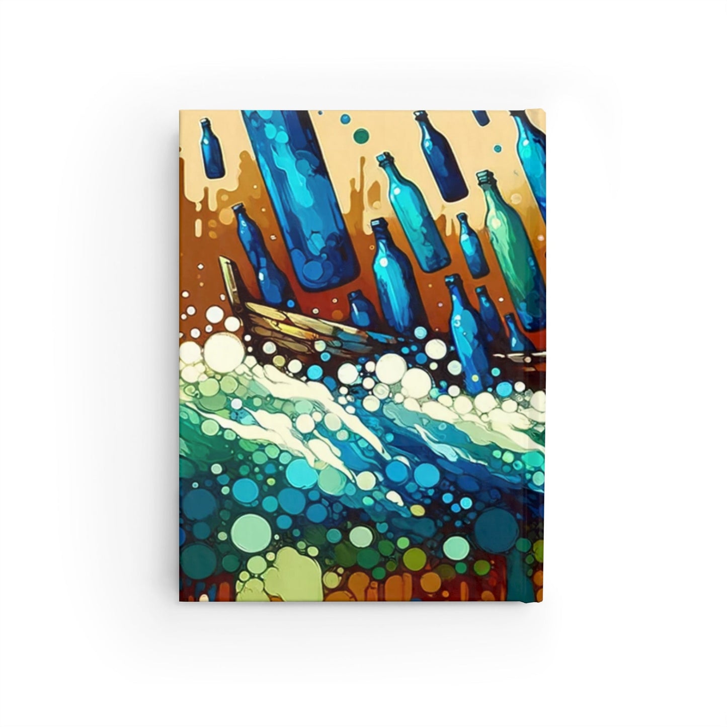Oceanic Bottle Rescue Journal - Blank - ATUH.ART