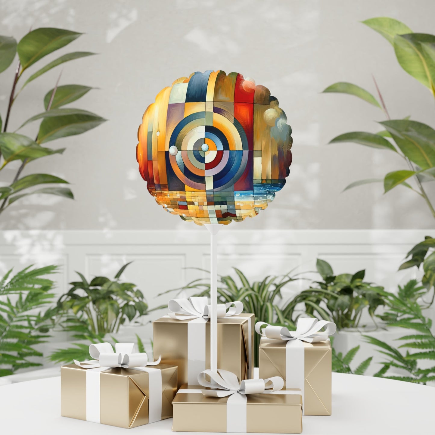 Oneness Through Tachism Balloon (Round and Heart-shaped), 11" - ATUH.ART