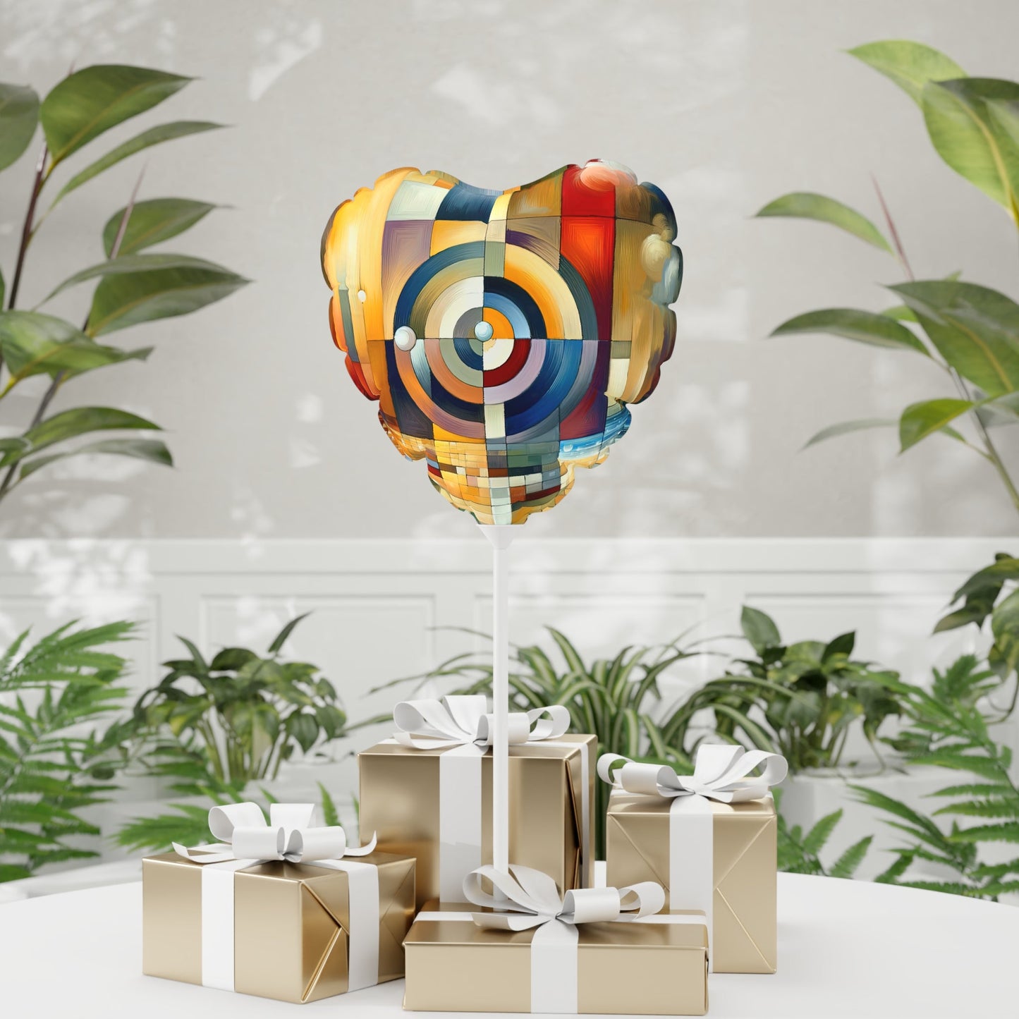 Oneness Through Tachism Balloon (Round and Heart-shaped), 11" - ATUH.ART