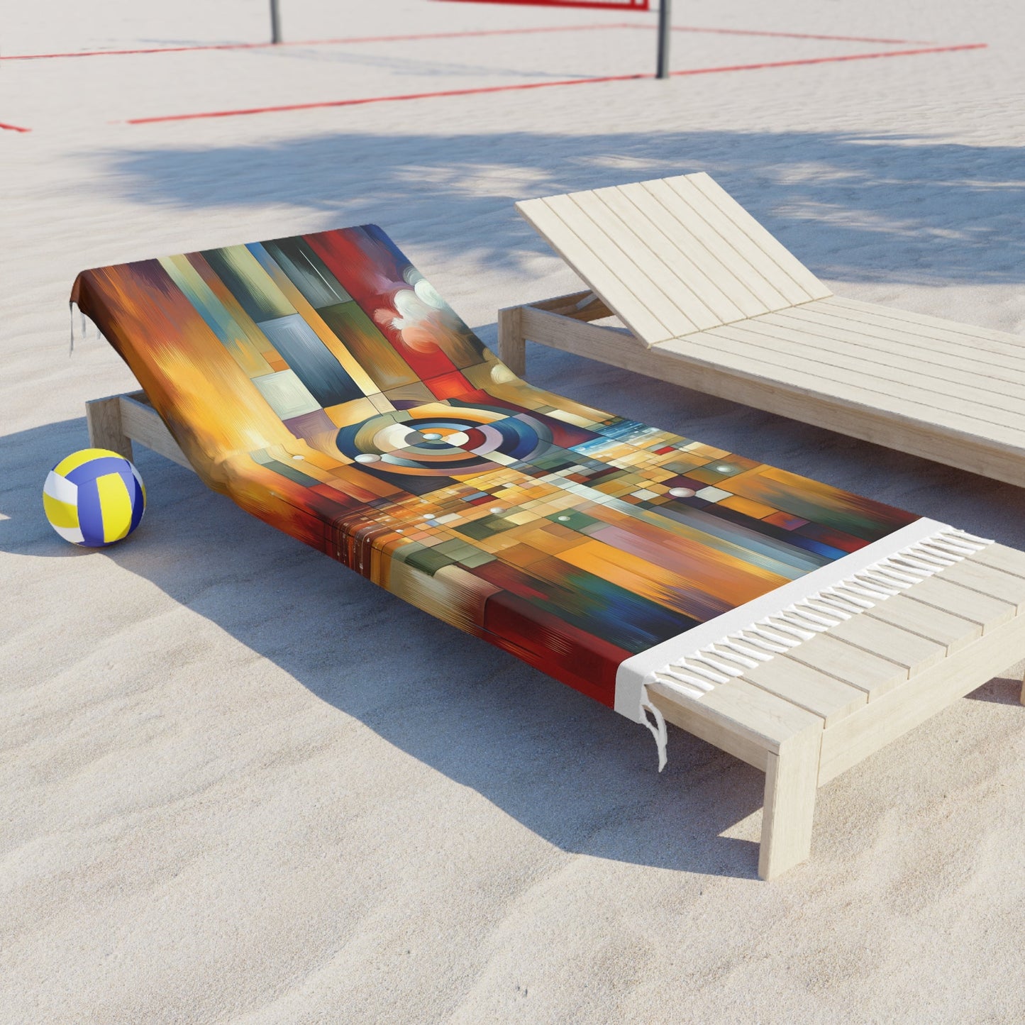 Oneness Through Tachism Boho Beach Cloth - ATUH.ART