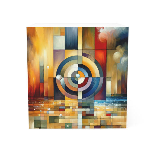 Oneness Through Tachism Note Cube - ATUH.ART